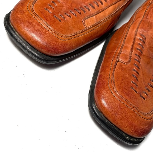 3/$10 Foremost Dress Shoes 7 (40) Brown Leather - Picture 7 of 10